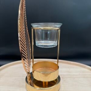 Diffuseur design avec verre intégré pour cire parfumée